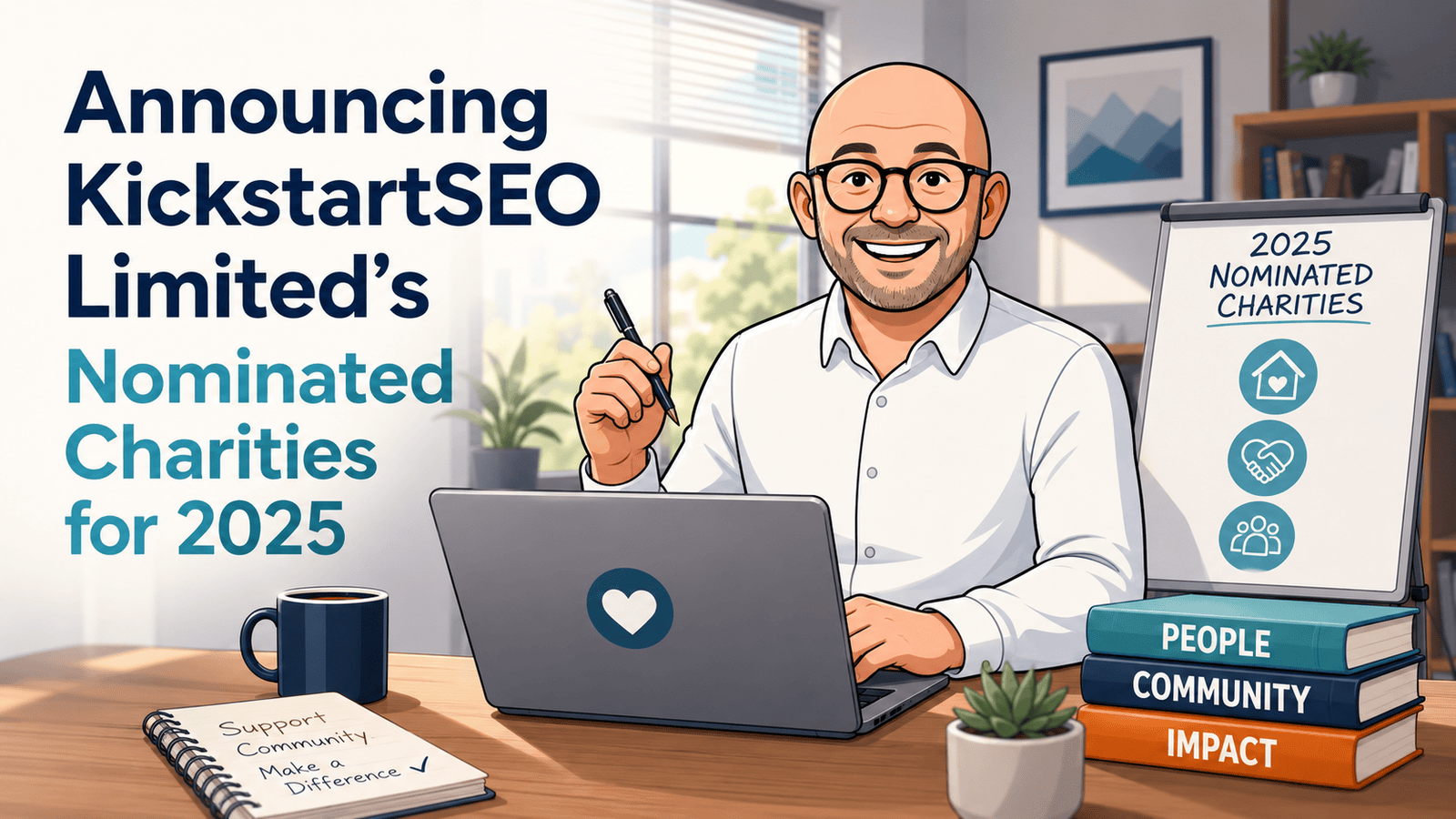 Announcing KickstartSEO Limited’s Nominated Charities For 2025