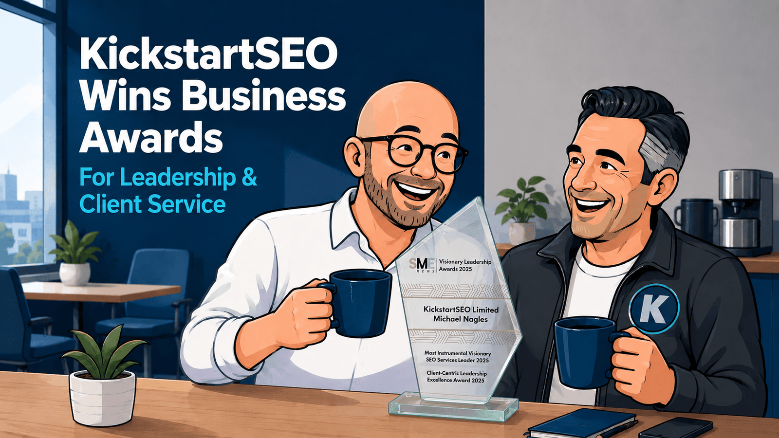KickstartSEO Wins Business Awards For Leadership And Client Service