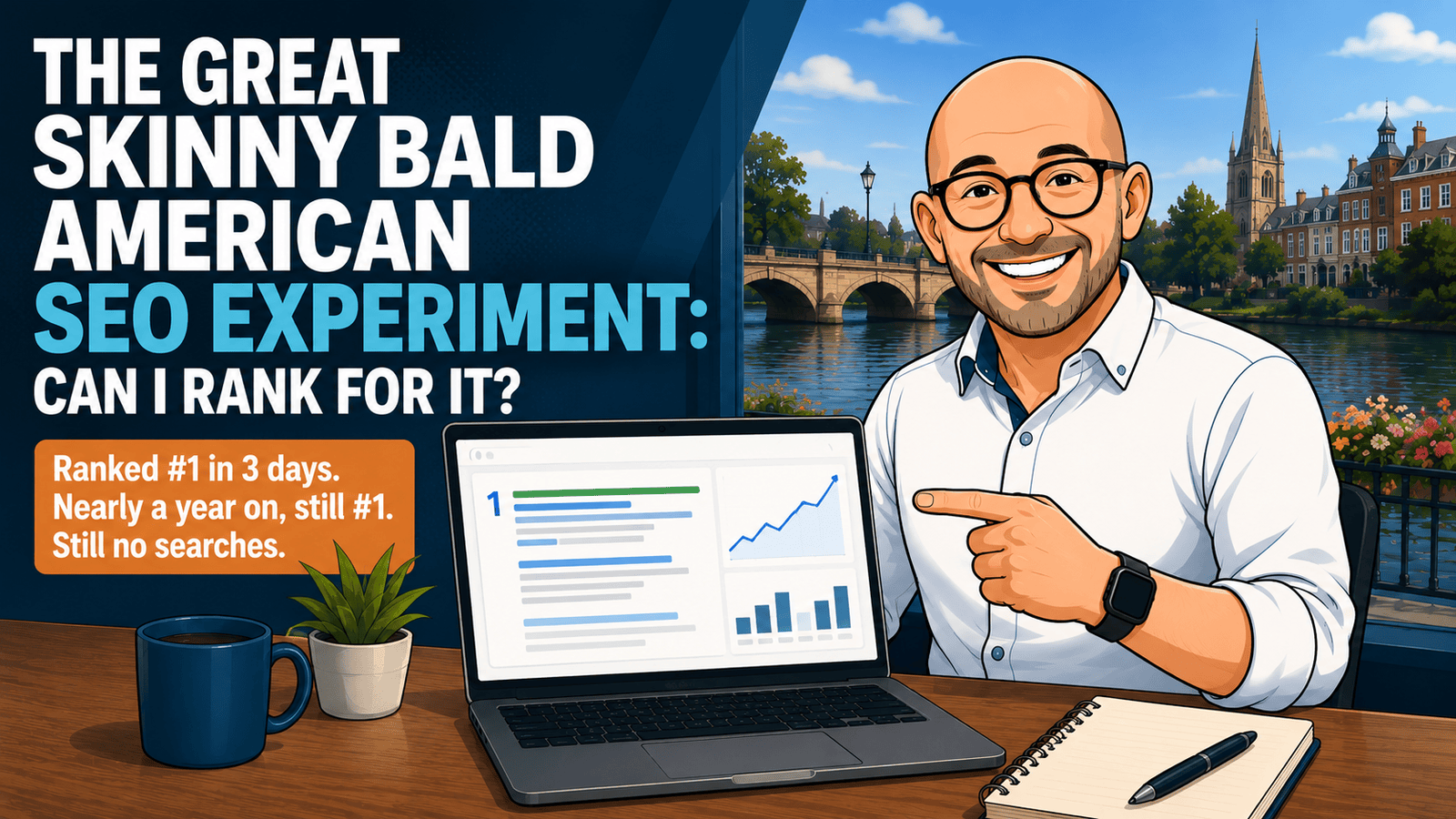 The Great Skinny Bald American SEO Experiment: Can I Rank For It?