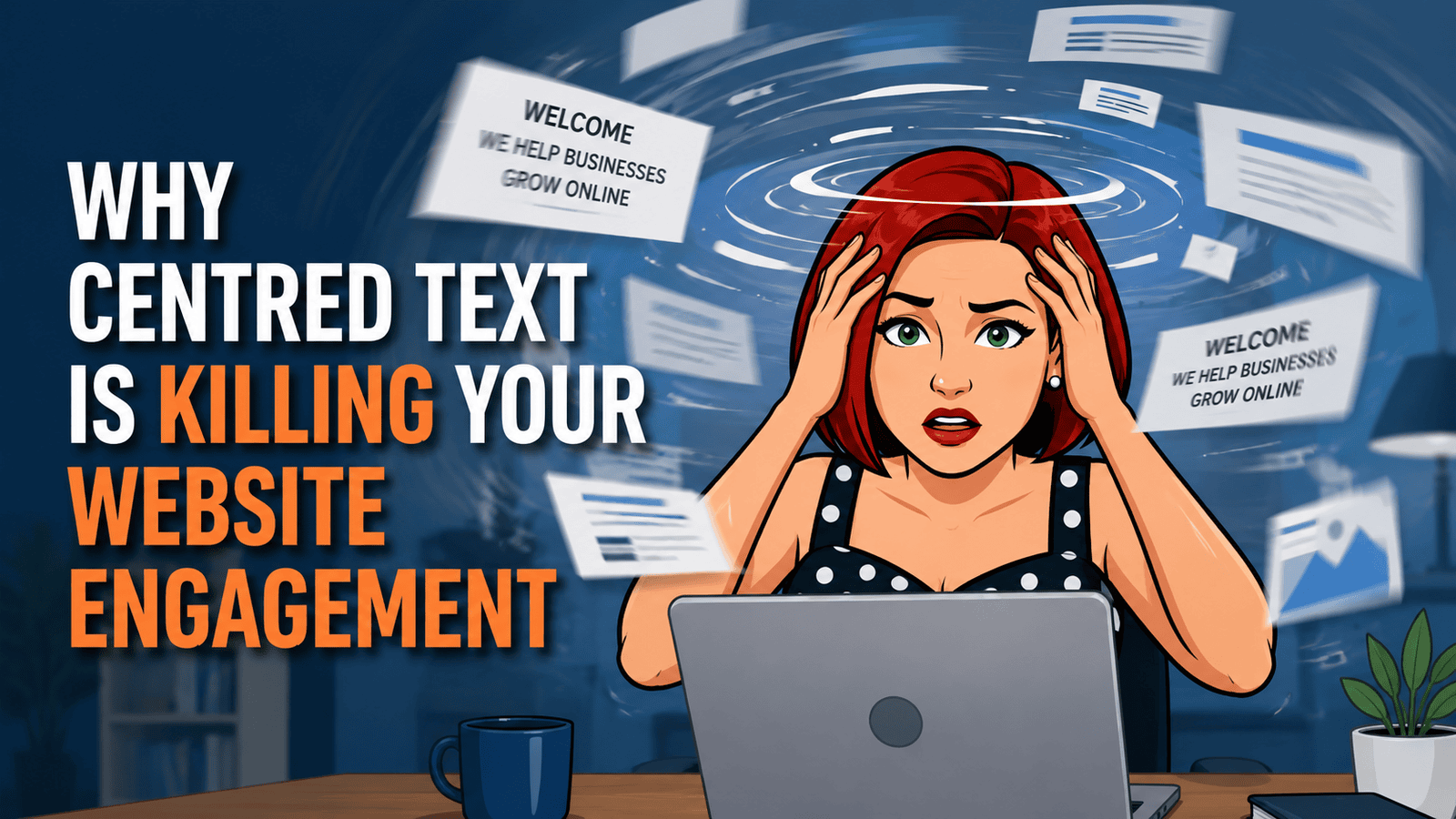 Why Centred Text Is Killing Your Website Engagement