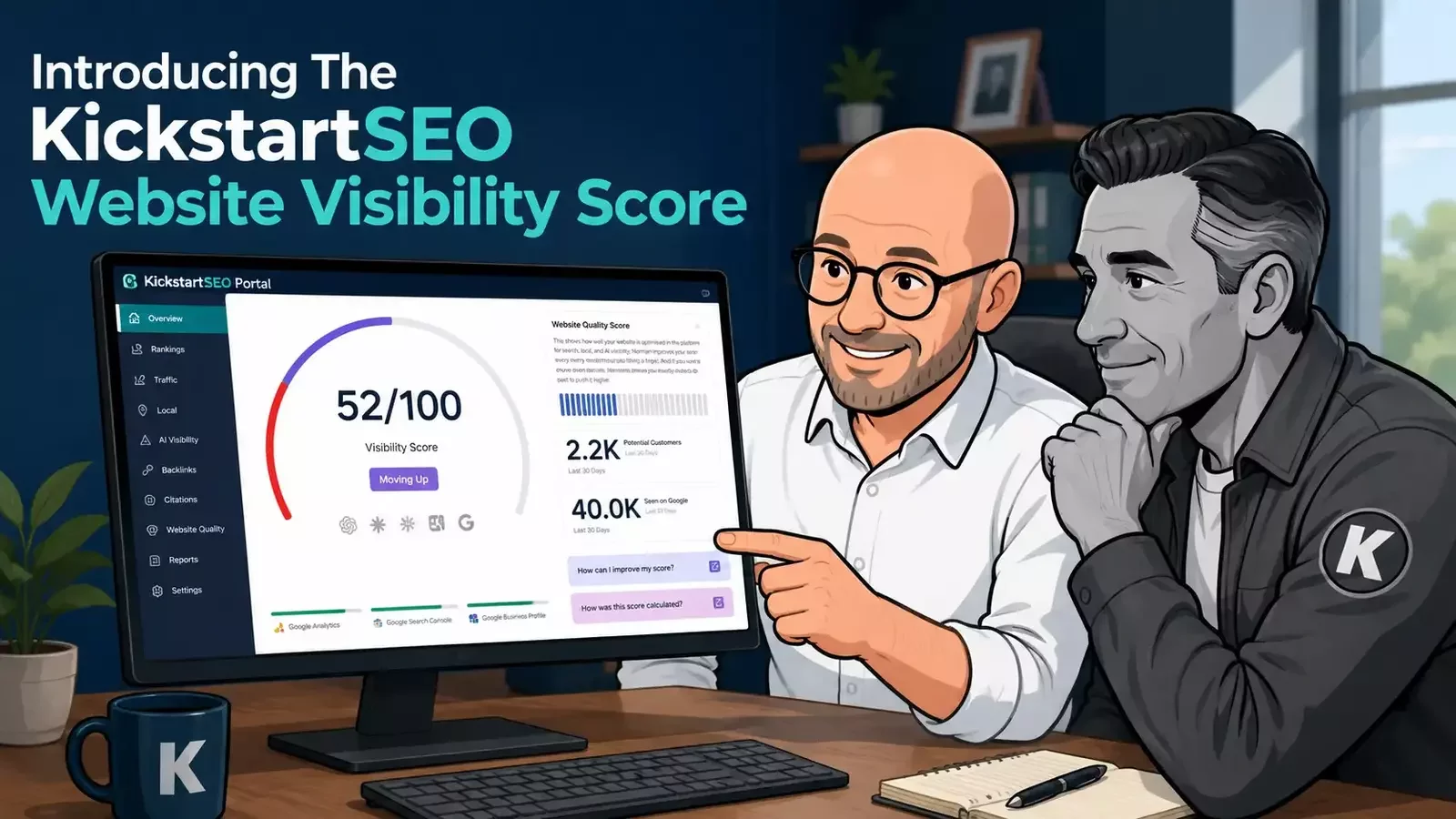 Introducing The KickstartSEO Website Visibility Score
