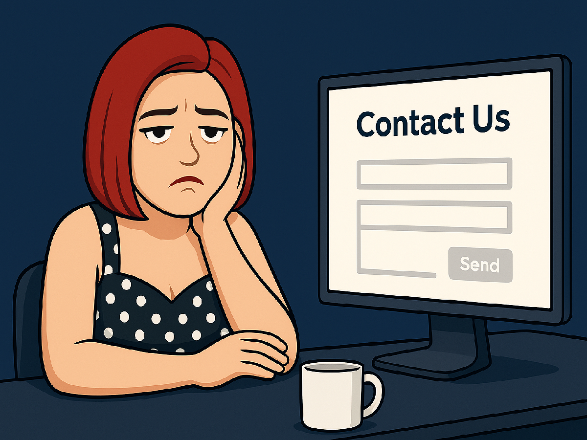 boring contact page