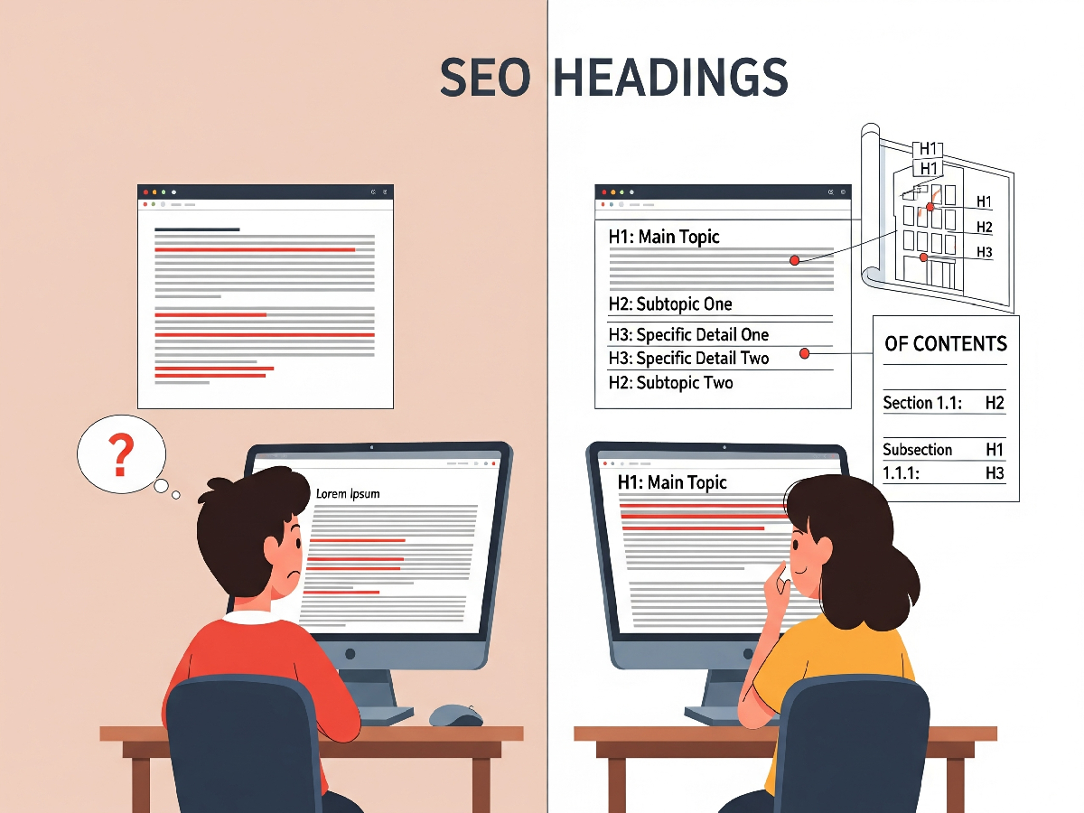 heading tags in content